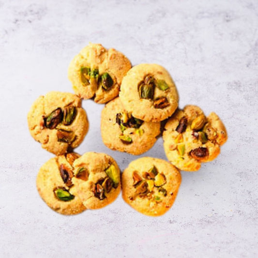 Pistachio Nankathai (Eggless)