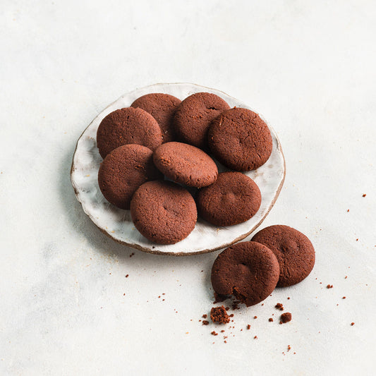 Chai Chocolate Sablé Cookies